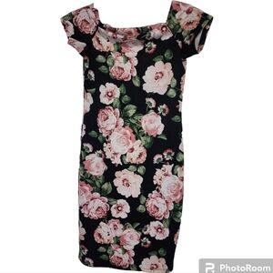 Snap Floral body con style dress. *5702